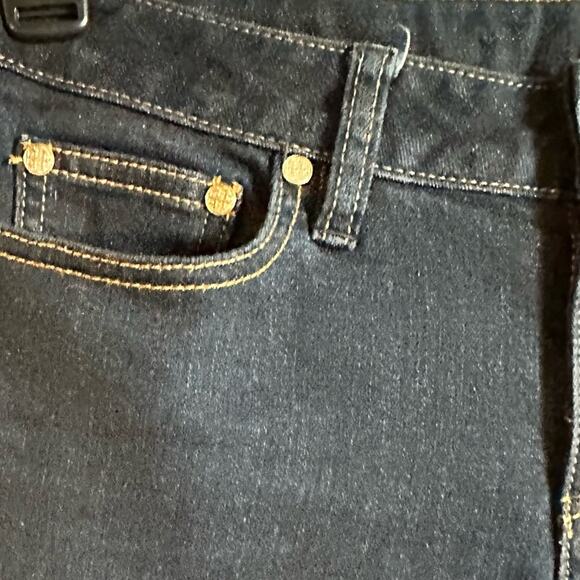 Tory Burch Dark Wash Ankle Jeans Women's Size 26 Straight Leg - Picture 10 of 11